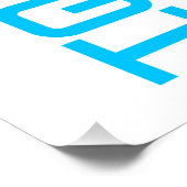 Gearhead Profile Silhouette Perfect Poster (Hoek)