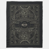  Gearhead Steampunk Fleece Deken (Voorkant)