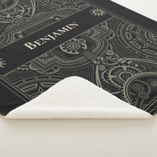  Gearhead Steampunk Sherpa Deken (3/4)