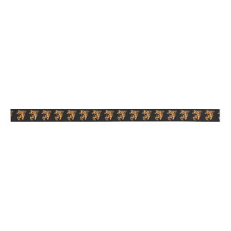 Gearhead Twister Oranje Mustang Paard Grosgrain Lint