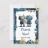 Gearing Up voor Baby - Bedankt Card (Voorkant)