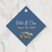 Gearing Up voor Baby - Dank u Bedankjes Labels (Achterkant)