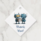 Gearing Up voor Baby - Dank u Bedankjes Labels (Voorkant)