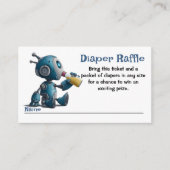 Gearing Up voor Baby en boeken Luier Raffle Informatiekaartje (Voorkant)