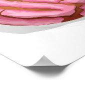 Gearomatiseerde Conchas Pan Dulce Pink, Choco & Va Poster (Hoek)