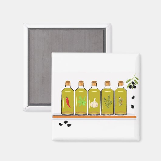 gearomatiseerde olie magneet (Voorkant / Achterkant)