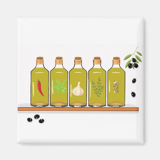 gearomatiseerde olie magneet (Voorkant)