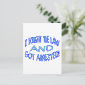 Gearresteerd Briefkaart (Staand voorkant)