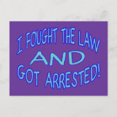 Gearresteerd Briefkaart (Voorkant)