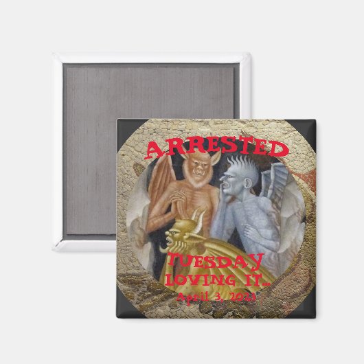 Gearresteerd Magneet (Voorkant / Achterkant)