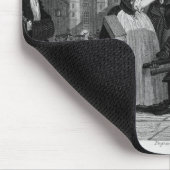 Gearresteerd voor schuld, bord V Muismat (Hoek)