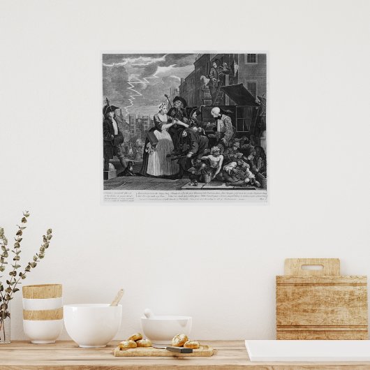 Gearresteerd voor Schuld Poster (Keuken)