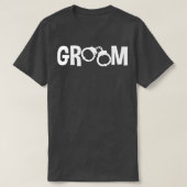 Gearresteerde groom t-shirt (Design voorkant)