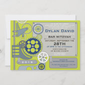 GEARS Bar/Bat Mitswa uitnodiging (Voorkant)