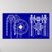 Gears Blueprint Poster (Voorkant)