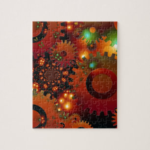 Gears Clock Kantoor Design Digital Art Destiny Legpuzzel