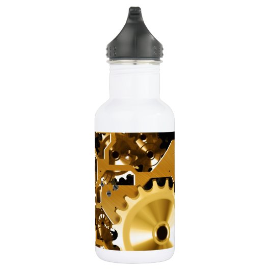 Gears Clock Kantoor Design Digital Art Destiny Waterfles (Rechts)