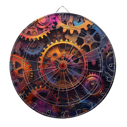 Gears Dartboard Dartbord (Voorkant)