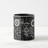 Gears Galore Tech geïnspireerde koffie-Mok Mok (Midden)