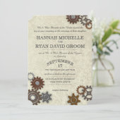 Gears Industrial Art Kaart (Staand voorkant)