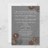 Gears Industrieel staal Grijs Kaart (Voorkant)