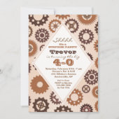 Gears mannelijke uitnodiging (Voorkant)