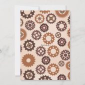 Gears mannelijke uitnodiging (Achterkant)