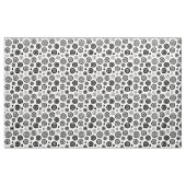 Gears Pattern 070819 - Zwart op wit Stof (Yard (91,4 cm))