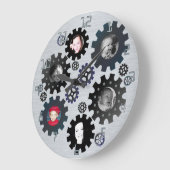 Gears wandklok foto's (Hoek)