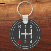 Gearshift Knob Syncro T3 Vanagon Klassieke auto Sleutelhanger (Voorkant)