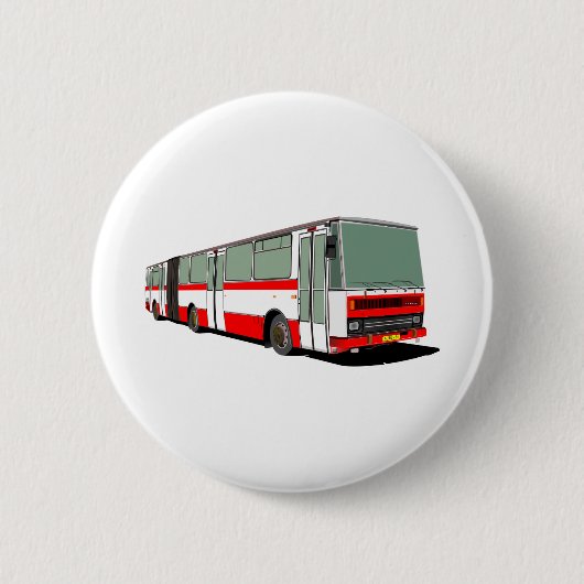 Gearticuleerde bus Karosa B 741 Ronde Button 5,7 Cm (Voorkant)