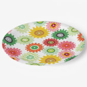 Gearts met patroon papieren bordje (Gekanteld)