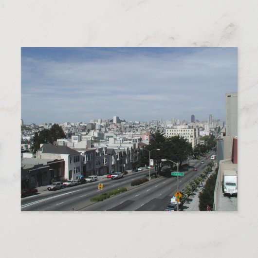 Geary & Lyon Streets San Francisco Briefkaarten (Voorkant)