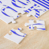 Geassembleerd in Amerikaanse Griekse onderdelen Legpuzzel (Zijkant)