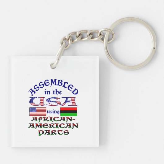 Geassembleerd in de Verenigde Staten met behulp va Sleutelhanger (Achterkant)