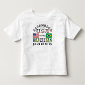 Geassembleerd in de VS met behulp van Braziliaanse Kinder Shirts (Voorkant)