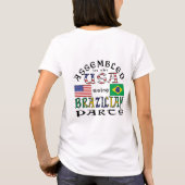 Geassembleerd in de VS met behulp van Braziliaanse T-shirt (Achterkant)
