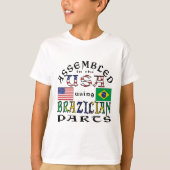 Geassembleerd in de VS met behulp van Braziliaanse T-shirt (Voorkant)