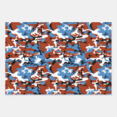 Geassembleerde kleurige Camo Inpakpapier Vel (Voorkant)