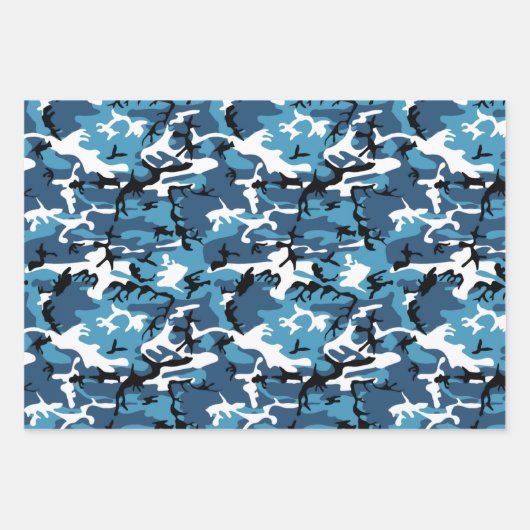 Geassembleerde kleurige Camouflage Inpakpapier Vel (Voorkant 3)