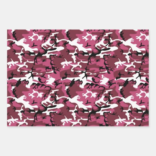 Geassembleerde kleurige Camouflage Inpakpapier Vel (Voorkant)