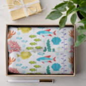 Geassembleerde levensduur van het zee en kleurrijk tissuepapier (Geschenk)