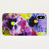 Geassembleerde Pansies Case-Mate iPhone Case (Achterkant (horizontaal))