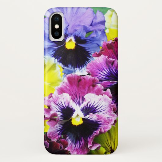 Geassembleerde Pansies Case-Mate iPhone Case (Achterkant)