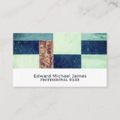 Geassembleerde Tegels, Floorer, Tegel Installer Visitekaartje (Voorkant)
