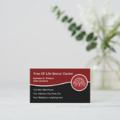 Geassisteerd wonen voor hoogleraren visitekaartje (Staand voorkant)