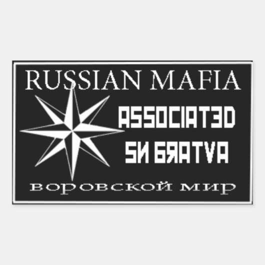 GEASSOCIEERD RECHTHOEKIGE STICKER (Voorkant)