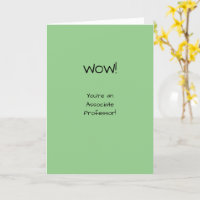 Geassocieerde professor Gefeliciteerd Funny Joke