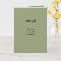 Geassocieerde professor Gefeliciteerd Tenure Acade