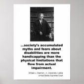 Geassocieerde rechter William J. Brennan, Jr. Poster (Voorkant)